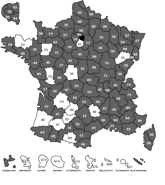 carte de france