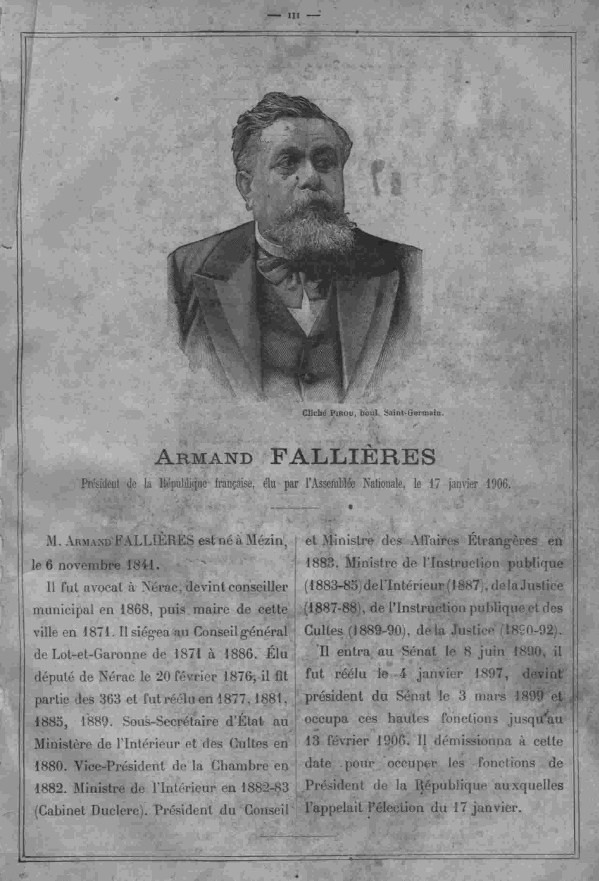 President Fallières